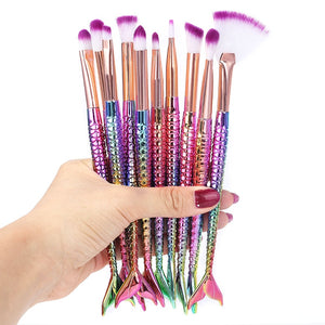 6/10pcs Kit pincéis de maquiagem