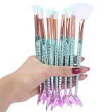 6/10pcs Kit pincéis de maquiagem