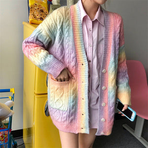 Cardigan Arco Íris