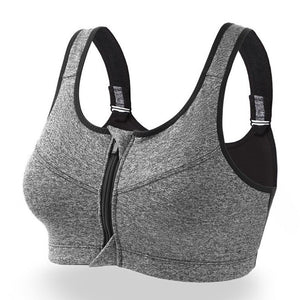 Top Fitness Confort - com ziper de alta sustentação