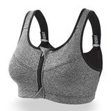 Top Fitness Confort - com ziper de alta sustentação