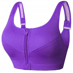 Top Fitness Confort - com ziper de alta sustentação