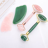 ROLO DE MASSAGEM FACIAL DE QUARTZ