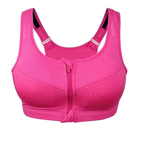 Top Fitness Confort - com ziper de alta sustentação
