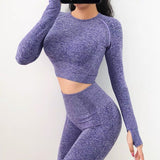 Conjunto Fitness legging e Manga Longa - 2 peças