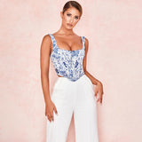 Top Corset Porcelana