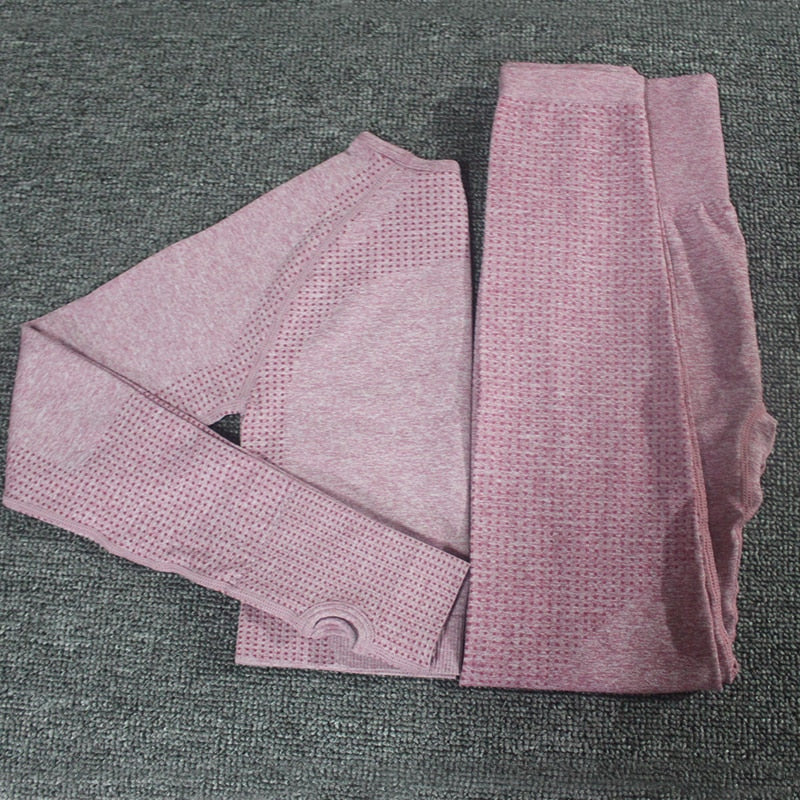 Conjunto Fitness legging e Manga Longa - 2 peças