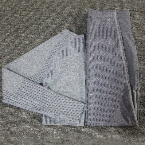 Conjunto Fitness legging e Manga Longa - 2 peças