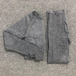 Conjunto Fitness legging e Manga Longa - 2 peças