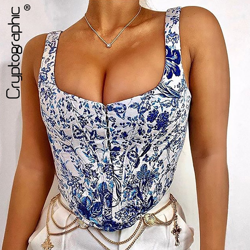 Top Corset Porcelana