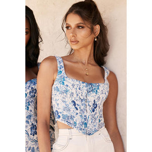 Top Corset Porcelana