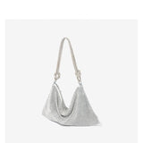 BOLSA DE OMBRO COM STRASS MODELO PÉROLA