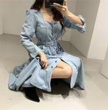 Vestido/ Sobretudo Jeans