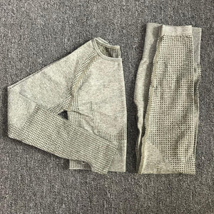 Conjunto Fitness legging e Manga Longa - 2 peças