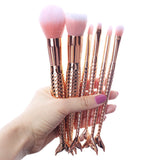 6/10pcs Kit pincéis de maquiagem